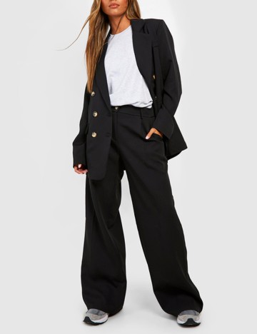Pantaloni Boohoo, negru