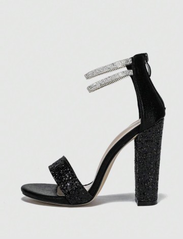 Sandale Cu Toc Shein, negru