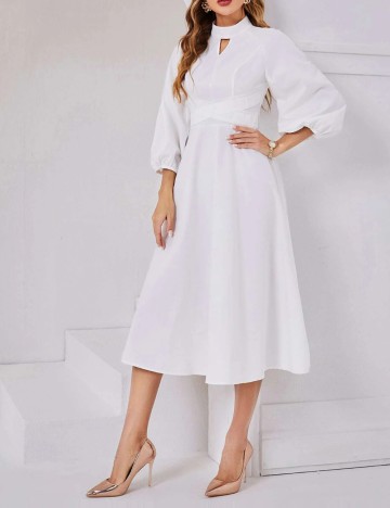 Rochie midi Shein, alb