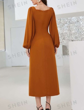 Rochie midi Shein, cărămiziu