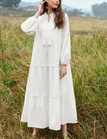 Rochie maxi Shein, alb