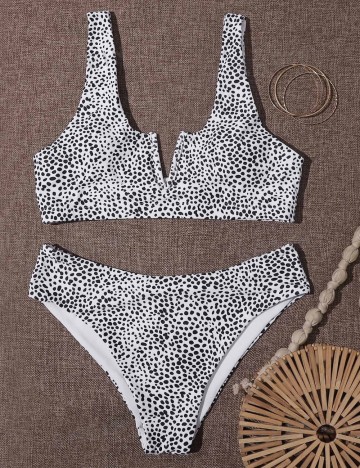 Costum de baie Shein, mix culori