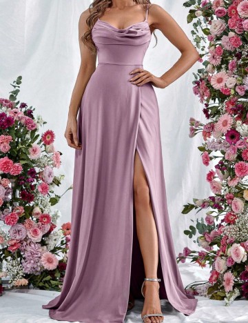 Rochie de ocazie Shein, mov