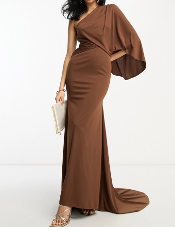 Rochie de ocazie ASOS, maro