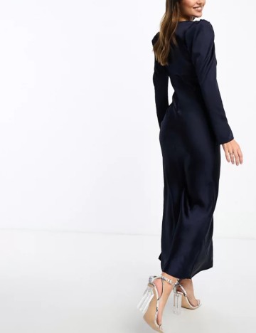 Rochie maxi ASOS, bleumarin