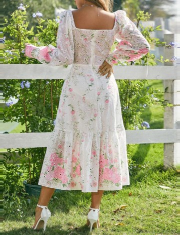 Rochie midi Shein, alb