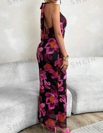 Rochie maxi Shein, mix culori