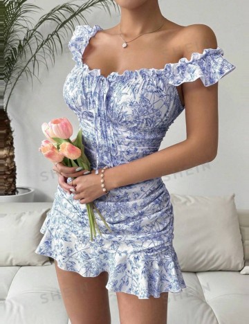 Rochie mini Shein, mix culori