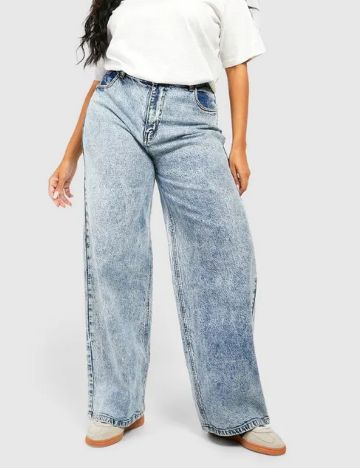 Jeans Boohoo, albastru
