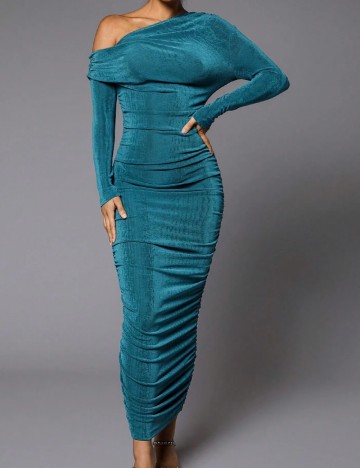 Rochie maxi Shein, turcoaz