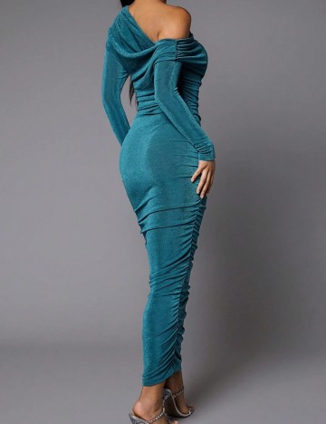 Rochie maxi Shein, turcoaz