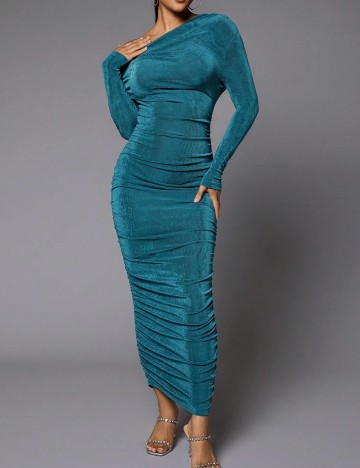 Rochie maxi Shein, turcoaz