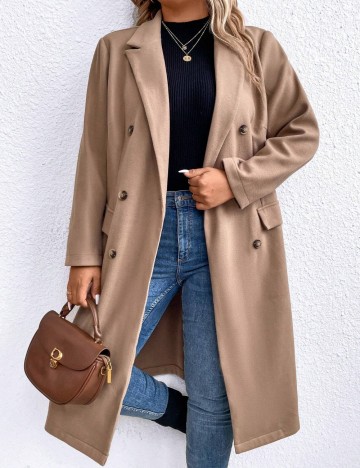 Palton Shein Curve+, maro