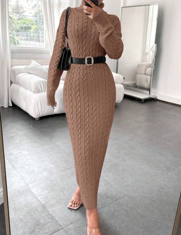 Rochie maxi Shein, maro