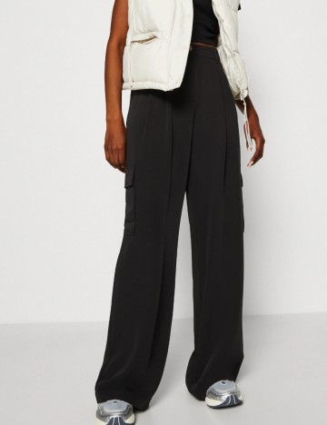 Pantaloni Pieces, negru