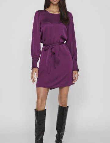 Rochie mini Vila, mov