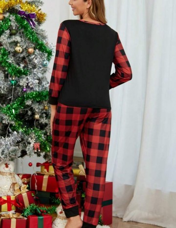 Compleu pijamale Shein, roșu