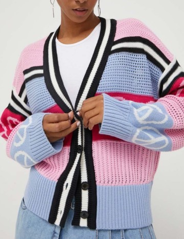 Cardigan MOSCHINO JEANS, mix culori