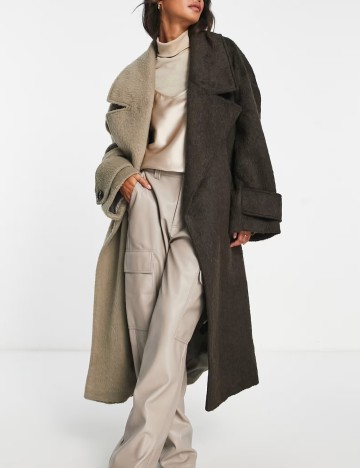 Palton ASOS, mix culori