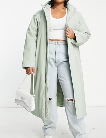 Geacă de ploaie ASOS, verde