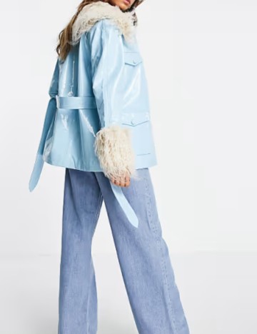 Jachetă Miss Selfridge, albastru