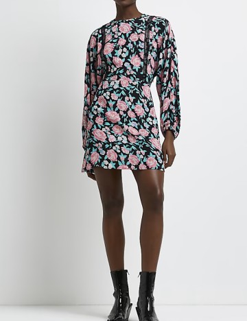 Rochie mini River Island, negru