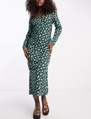 Rochie midi Vero Moda, mix culori