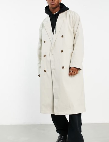 Trench ASOS, crem