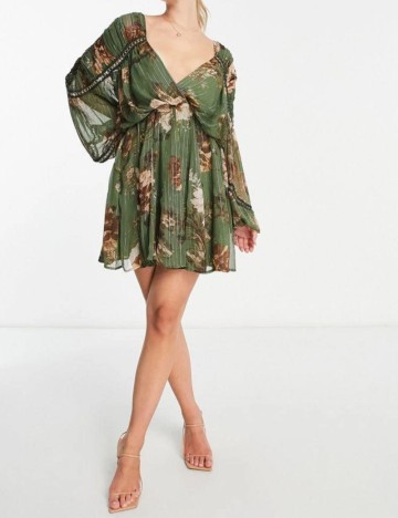 Rochie mini ASOS, verde