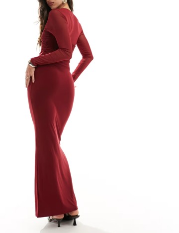 Rochie maxi ASOS, vișiniu