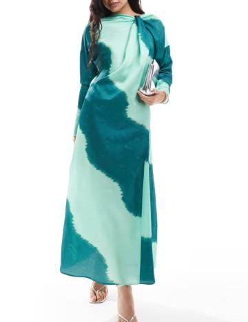 Rochie maxi ASOS, mix culori