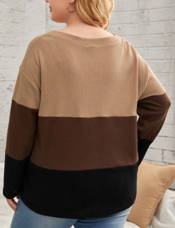 Bluză Shein Curve+, mix culori