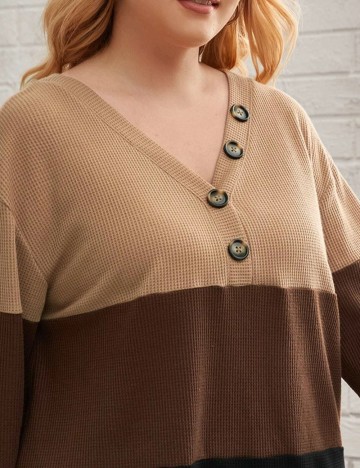 Bluză Shein Curve+, mix culori