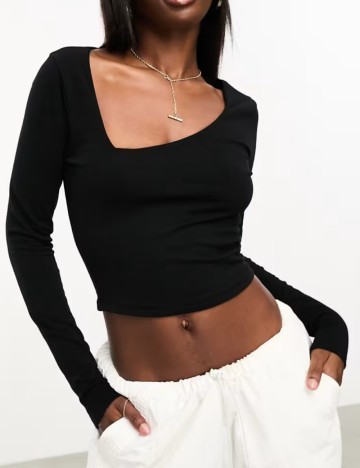 Bluză ASOS, negru