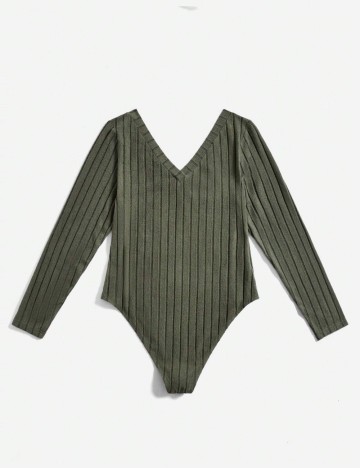 Bluză Tip Body Shein, verde