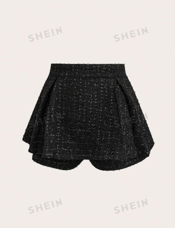 Fustă Pantalon Shein, negru