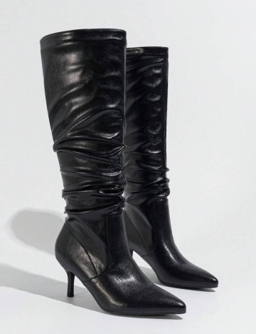 Cizme cu toc Shein, negru