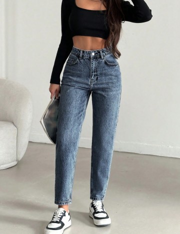 Jeans Shein, albastru