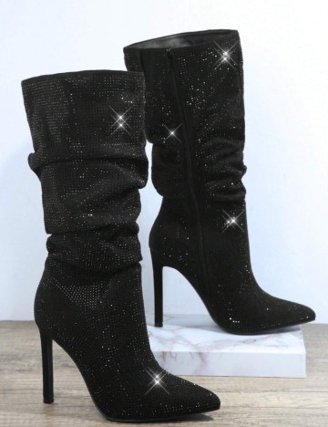 Cizme cu toc Shein, negru