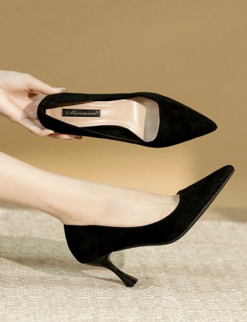 Pantofi cu toc Shein, negru