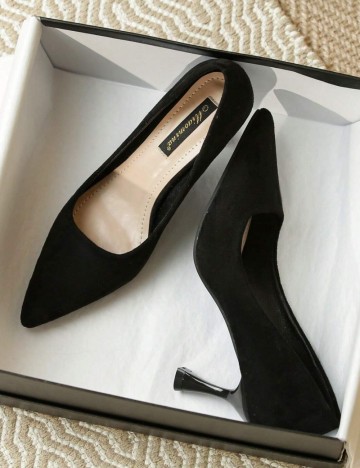 Pantofi cu toc Shein, negru