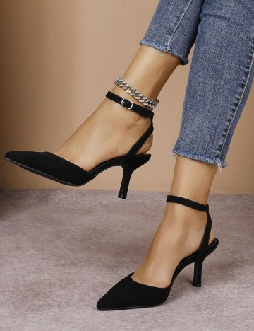 Pantofi cu toc Shein, negru