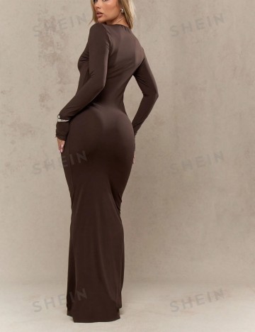 Rochie maxi Shein, maro