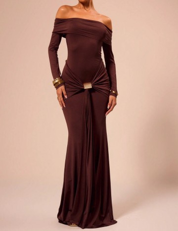 Rochie maxi MUSERA by Shein, maro