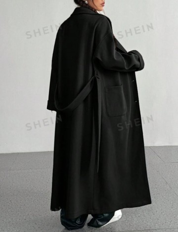 Palton Shein, negru