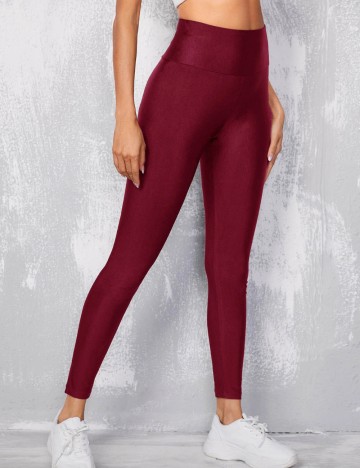 Colanți Sport Shein, vișiniu