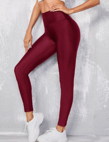 Colanți Sport Shein, vișiniu