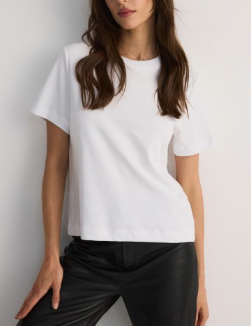 Tricou RESERVED, alb