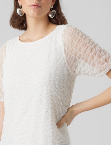 Rochie mini Vero Moda, alb