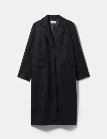 Palton WEEKDAY, negru